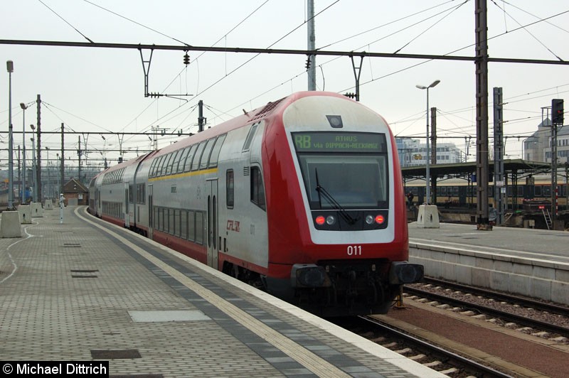 Bild: Nachschuss auf eine Regionalbahn nach Athus in Luxembourg.