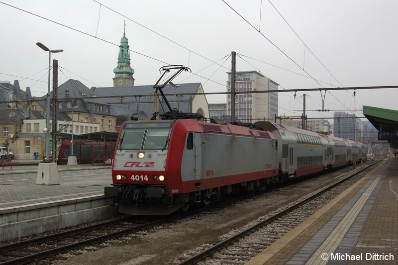 Bild: 4014 als Regionbalbahn nach Rodange.