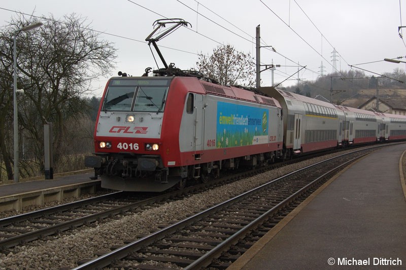 Bild: 4016 auf dem Weg nach Althus in Belvaux-Soleuvre.