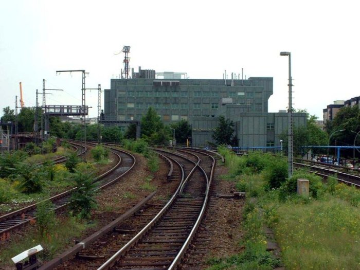 Bild: Blick auf die Gleise in Richtung Bellevue.