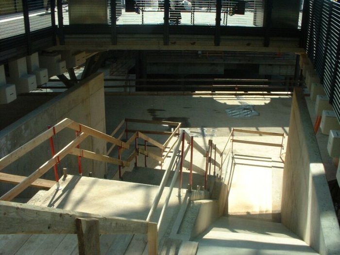Bild: Ein zukünftiger Abgang am S-Bahnsteig.