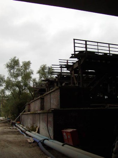 Bild: Abriss der alten Brücke über das Friedrich-List-Ufer.