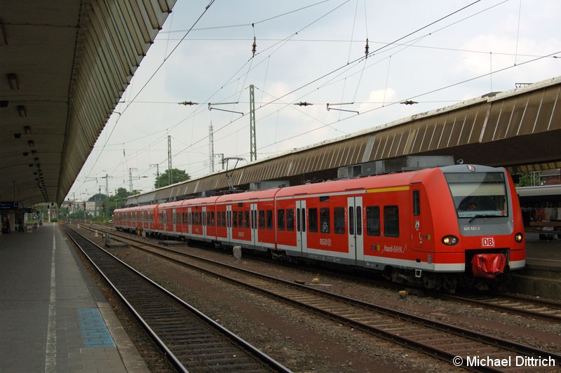 Bild: 425 521 als RB 42 in Münster (Westf).