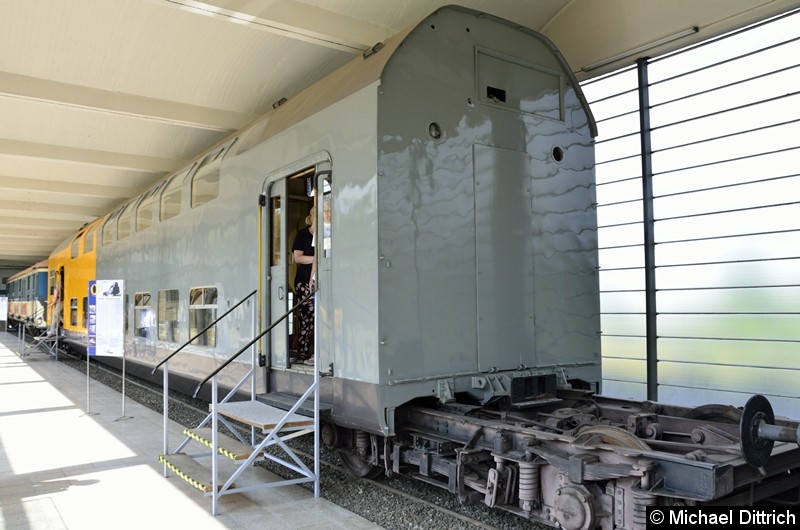 Bild: Dieser Steuerwagen wurde bis 1977 eingesetzt.
