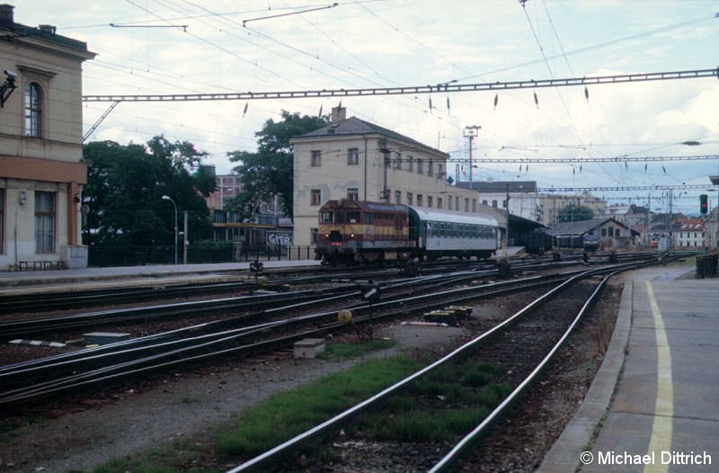 Bild: 721 198 beim rangieren in Brno hl. n.