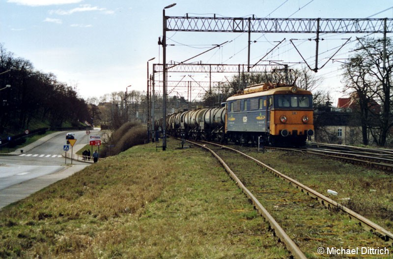 Bild: Nachschuss der CTL Lok 66 bei der Einfahrt Gryfino.