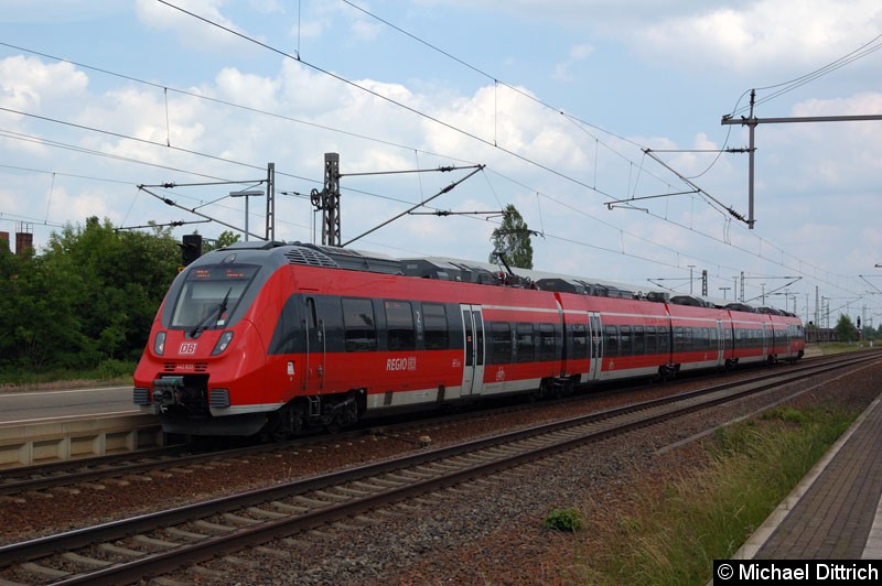 Bild: 442 335 als RB 10/14 in Nauen.