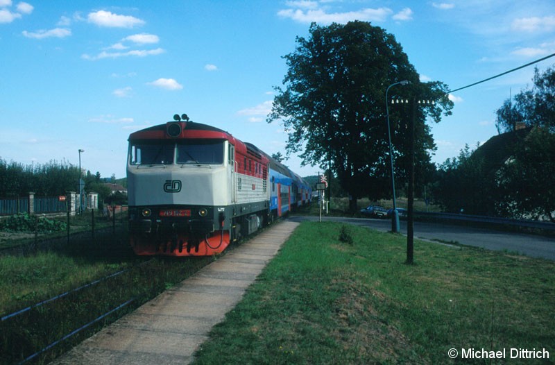 Bild: In Chrast n/Sazavou kam die 749 182 mit dem Os 9014 durch.