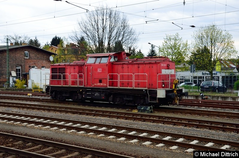 Bild: 298 330 abgestellt im Bahnhof Königs Wusterhausen.