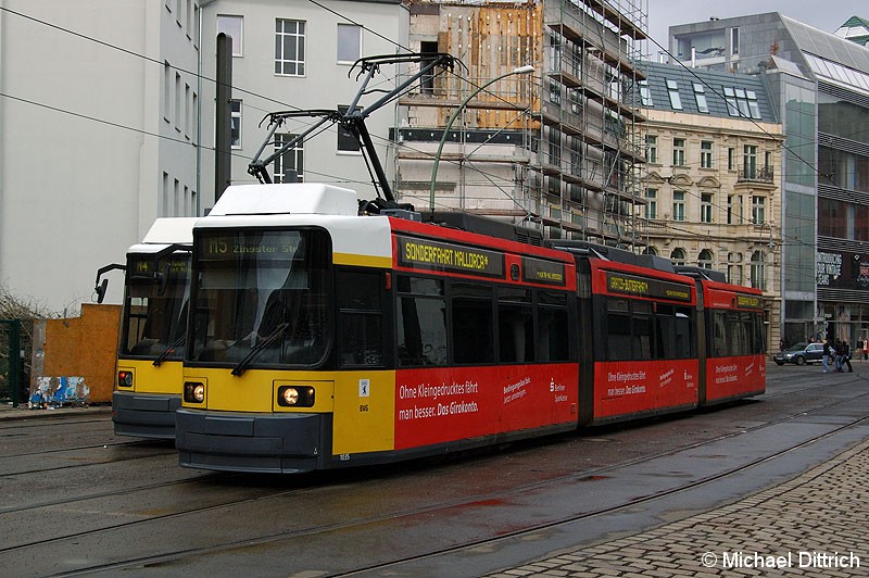Bild: 1035 als Linie M5 in der Großen Präsidentenstraße.
