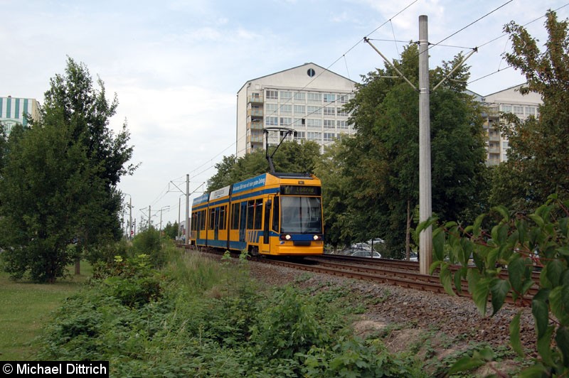 Bild: 1105 auf dem Weg nach Lößnig zwischen Moritz-Hof und Lößnig.