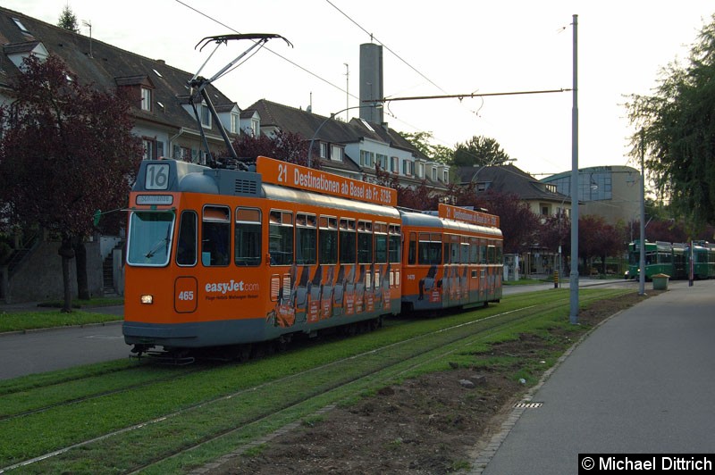 Bild: 465 als Linie 16 in Bruderholz.