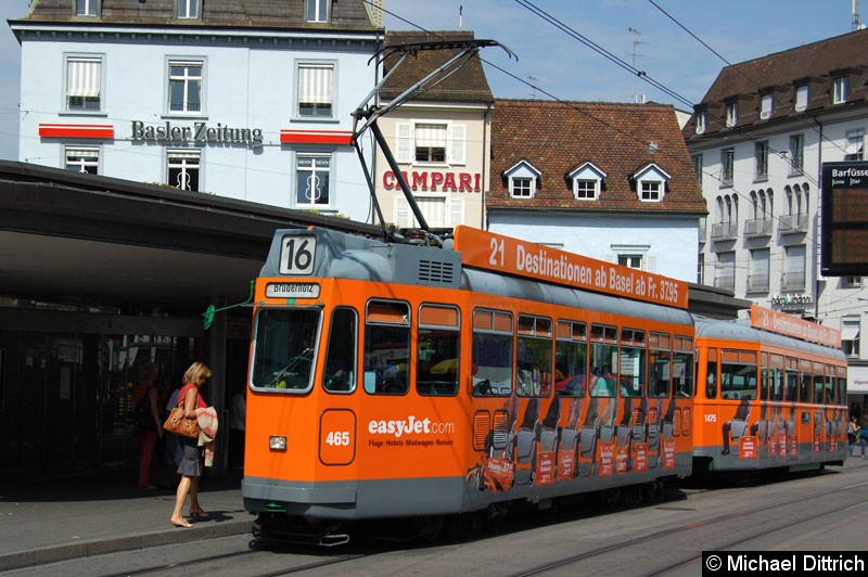 Bild: 465 als Linie 16 nach Bruderholz