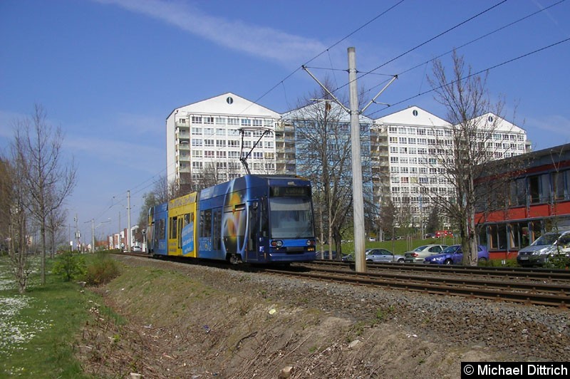 Bild: 1141 auf dem Weg nach Lößnig zwischen Moritz-Hof und Lößnig.