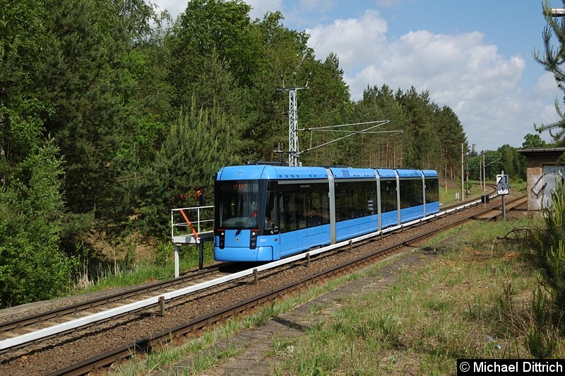 Bild: Problemlos fährt die Bahn hin und her.