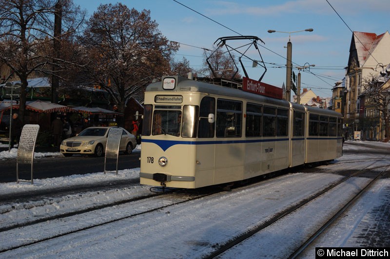 Bild: G4 178 auf dem Weg zu seinem Einsatz als Stadtrundfahrt.