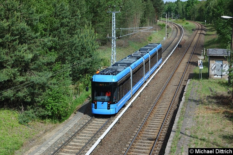 Bild: Problemlos fährt die Bahn hin und her.