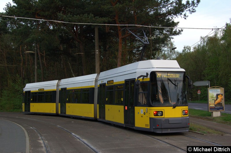 Bild: 2020 als Linie 27 in der Wendestelle Krankenhaus Köpenick.