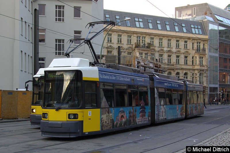 Bild: 1095 als Linie M6 in der Großen Präsidentenstraße.