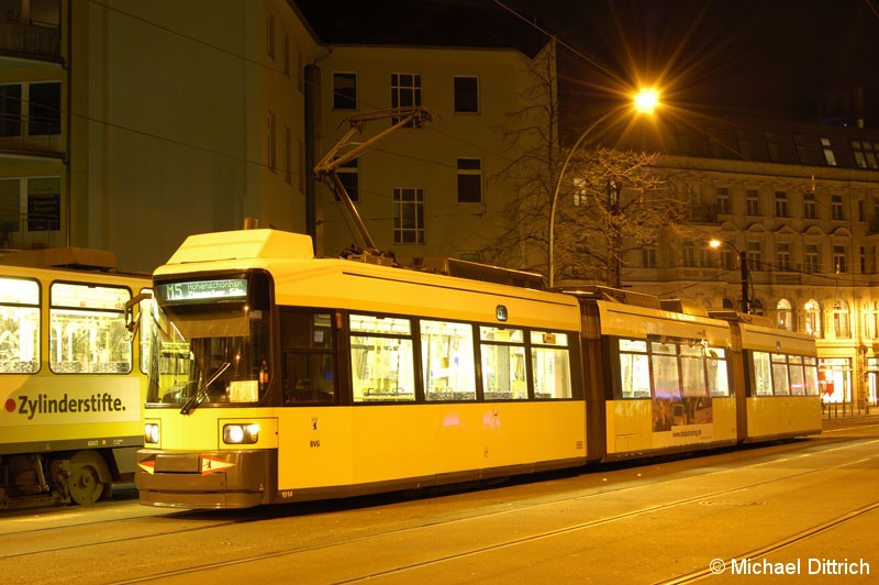 Bild: 1014 als Linie M5 in der Großen Präsidentenstraße.