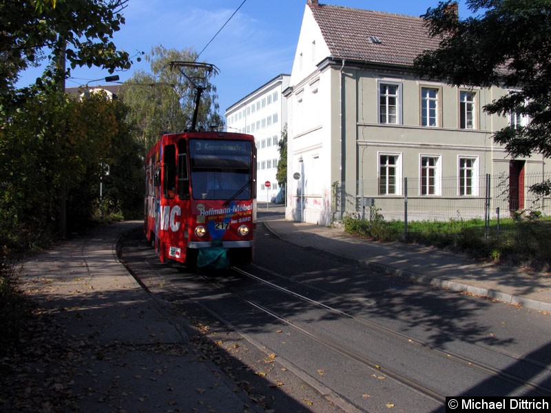 Bild: 217 auf dem Weg zum Europa-Platz.