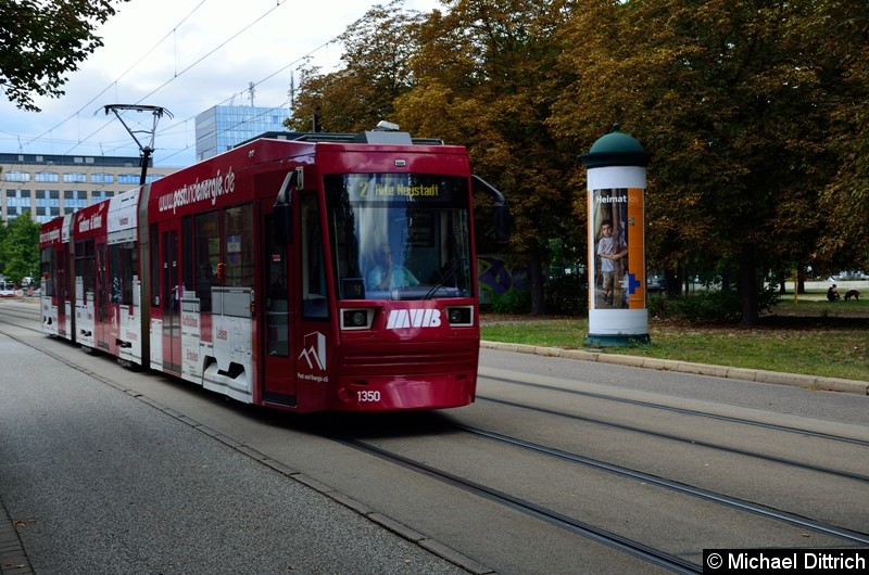 Bild: 1350 als Linie 2 in der Listemannstr. kurz vor der Weitlingstr.