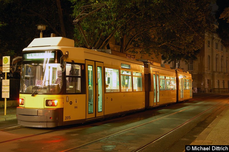 Bild: 2015 als Linie M1 an der Haltestelle Am Kupfergraben.