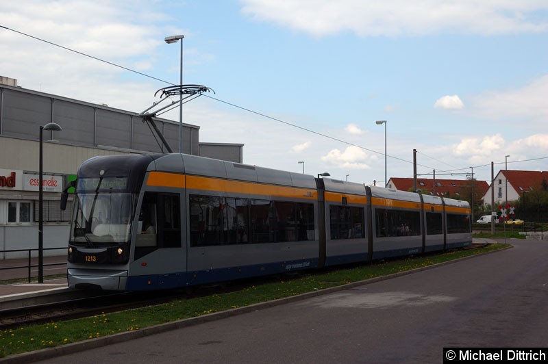 Bild: 1213 als Linie 7 an der Endstelle Sommerfeld.