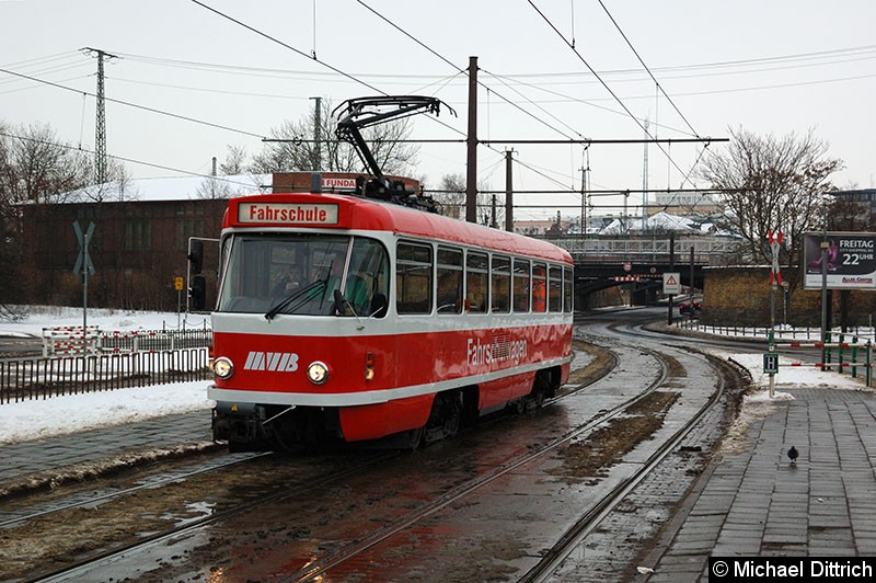 Bild: Fahrschulwagen 774 an der Haltestelle Damaschkeplatz/ZOB.