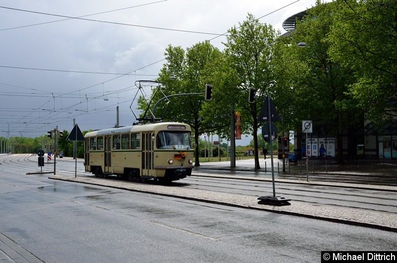 Bild: Wagen 1001 zwischen den Haltestellen Zollhaus und Allee-Center.
