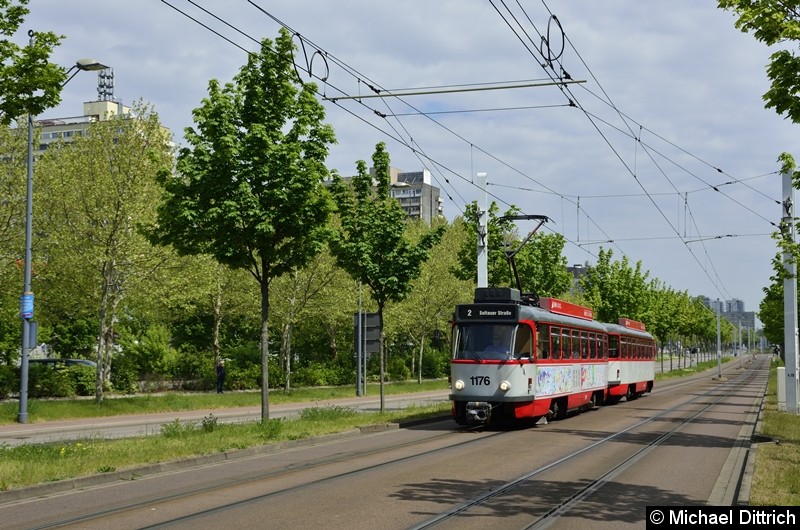 Bild: Sonderfahrt mit 1176 + 204: Auf der Straße 