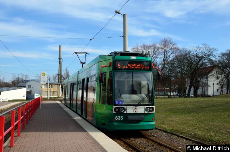 Bild: 635 als Linie 5 in Bad Dürrenberg
