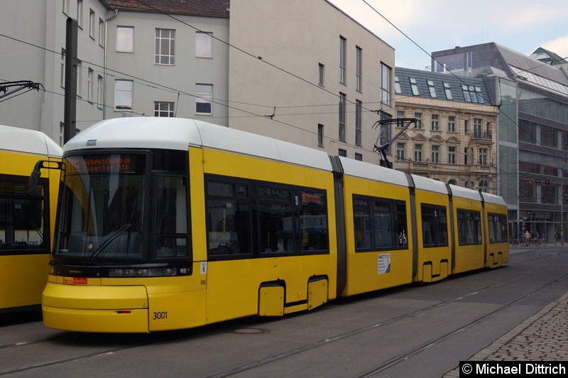 Bild: 3001 als Linie M5 in der Großen Präsidentenstr.