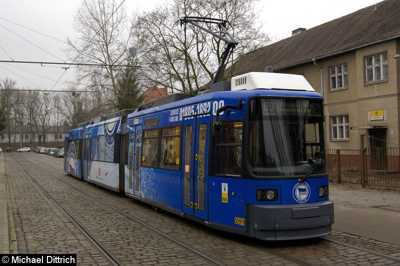 Bild: 1099 als Linie 63 in der Hirtestraße.