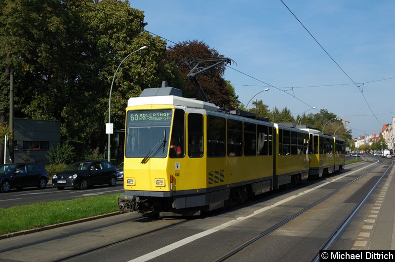Bild: 6029 als Linie 60 an der Kreuzung Bahnhofstr./Lindenstr.