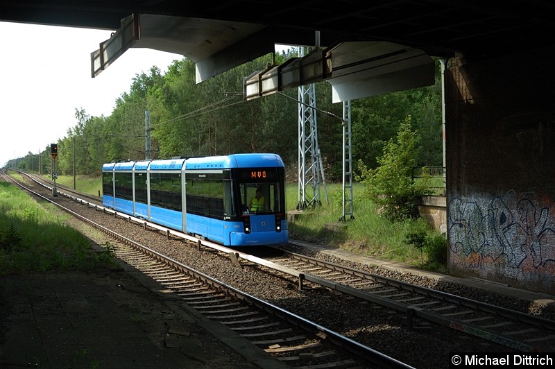 Bild: Problemlos fährt die Bahn hin und her.